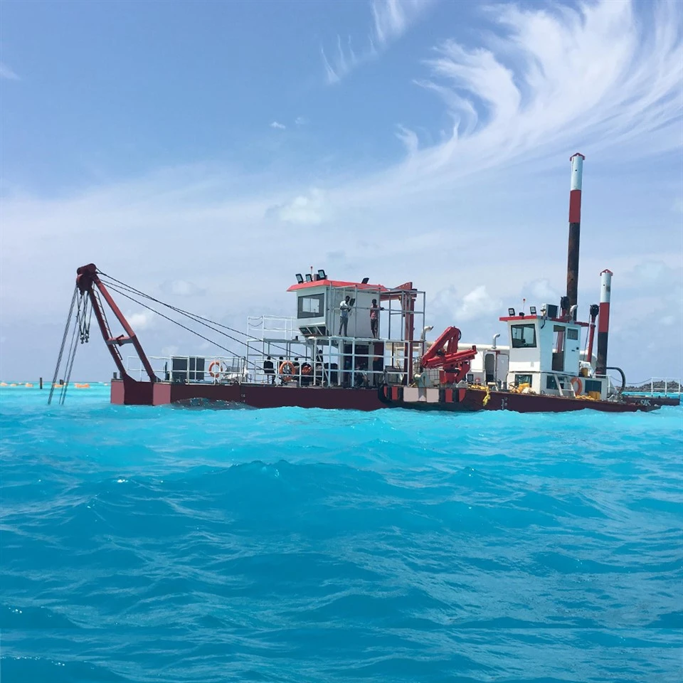Mesin Pengorekan Pasir 4000m3 dalam Pengorekan Laut